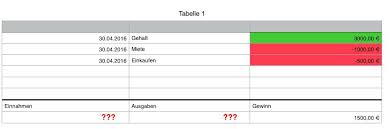 Excel rechnet dann die kosten aus den einzelnen kategorien zusammen. Excel Summe Der Einnahmen Und Ausgaben Computer Pc Windows