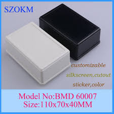 1 Piece 110x70x40 Mm Junction Box Ceiling Fan Junction Box Manufacture Instrument Case Cable Junction Box Plastic Electrical Boxes Abs Material Color