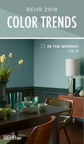 Green is a dominating color when it comes to painting interior spaces. Pin On Behr 2018 Color Trends