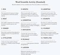 Fun way to practice language comprehension and expand vocabulary.includes answers. Fun Games Nrc Gov