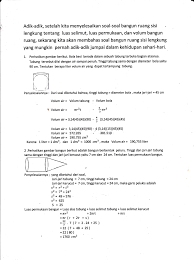 Kumpulan soal bangun ruang sisi lengkung. Soal Soal Bangun Ruang Sisi Lengkung Belajar