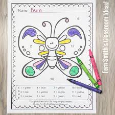 Pin On Spring Color By Number