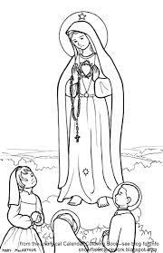 Snowflake Clockwork Our Lady Of Fatima Coloring Page And Commissions Catholic Coloring Lady Of Fatima Coloring Pages