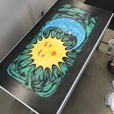 Chinese lacquer long (altar?) table, hand painted with gilt, rectangular form. Other Hand Painted Coffee Table Poshmark