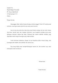 Surat Lamaran Kerja Sekretaris Cv Kreatif Surat Riwayat Hidup