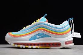 Nike Air Max 97 White Blue Fury Opti Yellow Team Orange Ck0052 400 For Sale In Rancho Cucamonga Ca Offerup Nike Air Max 97 Nike Shoes Women Nike Shoes Air Max