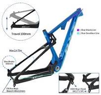 Full Suspension Frame Mtb Telaio Full Telaio Mtb 29 Carbonio Taglia S Bici Telaio Mtb Look Bicycle Frame