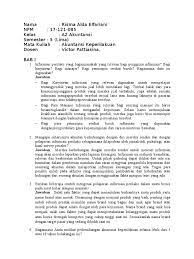 Maybe you would like to learn more about one of these? Soal Dan Jawaban Akuntansi Keperilakuan Soal Evaluasi