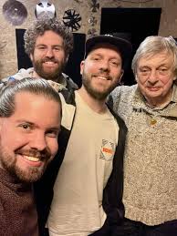 Studio session 2007 with Sandro Oliva, Carlo Cantini, Manuel Caramori,  Riccardo Caramori