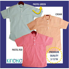 Warna pastel kembali booming sejak tahun 2016 lalu hingga kini. Baju Kemeja Polos Warna Pastel Anak Balita Remaja Laki Laki Cowok Fashion Atasan Muslim Koko Pendek Shopee Indonesia