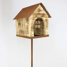 Sign up with facebook or sign up with email. Vogelhaus Rost Holz Futterstelle Auf Stab Rost Vogel Haus Rost Dekoartikel Gartenelemente Rost Corten Stahl Gartenartikel Drahtwaren Driller Gmbh