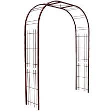 Arche Premium Treillage En Metal Coloris Fer Vieilli H 250 Cm Arche Jardin Treillage Treillage Metal