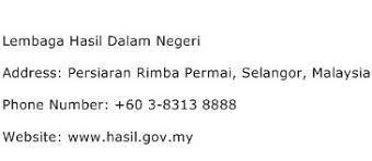 Senarai kerjaya pilihan negeri johor, kedah, kelantan, melaka, negeri sembilan, pahang, perak, perlis, pulau pinang, sabah, sarawak, selangor & terengganu. Lembaga Hasil Dalam Negeri Address Contact Number Of Lembaga Hasil Dalam Negeri