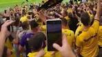 Hundreds of NAC Breda at Carrow Road vs Norwich away - YouTube