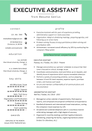 Executive Assistant Resume Example Writing Tips Rg