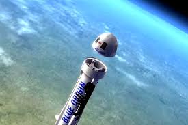 Blue origin, the private rocket company started by amazon ceo jeff bezos, will be using the ship as a landing platform for the company's new glenn rocket design expected to lift off in 2020 for its first test flight. Jeff Bezos S Blue Origin Opens Bidding For First Space Tourism Trip In July Abc News