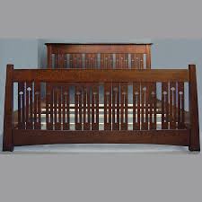 Mission oak ii twin panel bedroom set. Hand Made Mackintosh King Bed Quarter Sawn Oak By Dryad Studios Custommade Com