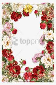 Rose flower cut out png image. Free Png Transparent Flowers Border Png Image With Rose Flower Border Designs Png Image Transparent Png Free Download On Seekpng