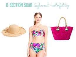 This is a gorgeous bathing suit that has such amazing detail. C Section Scar Best Swimsuits Post Baby Post Baby Body
