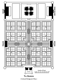 Ground Layout Of The Taj Mahal Garden Architecture Persian Garden Garden History