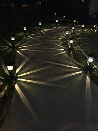 I Love These Smartyard Solar Led Pathway Lights I Got From Costco They Remind Me Of Our Hon Solar Landscape Lighting Landscape Lighting Kits Solar Landscape