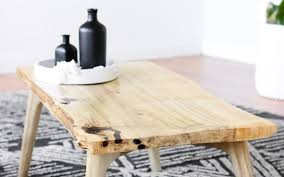 Live edge asian walnut slab coffee table. Diy Coffee Table With A Live Edge How To Make It From Raw Wood