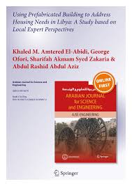 By 1996, oeic expanded and diversified the scope of its activities, and converted its engineering department into an independent company known as the energy industries engineering & design company (eied). Pdf Using Prefabricated Building To Address Housing Needs In Libya A Study Based On Local Expert Perspectives