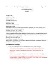 The Importance of Being Earnest ACT III Study Guide.pdf