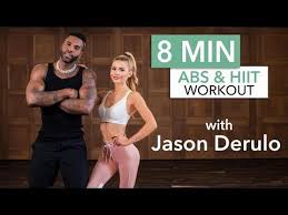 8 Min Ab Hiit Workout With Jason Derulo No Equipment Pamela Reif In 2020 Hiit Workout Youtube Workout Hiit