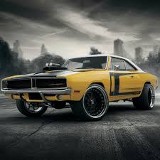 Image result for Yellow 1968 Charger