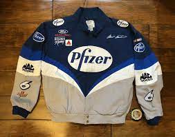 Mark Martin 6 Pfizer Mac Tools Roush Racing Jacket Mens Large Nascar Rare New Roushracing Roushracing Racing Jacket Jackets Mens Jackets