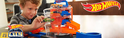 Amazon Com Hot Wheels Super Spin Dealership Toys Games