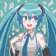 Pin By Nekoru On Hatsune Miku Anime Pixel Anime Pixel Art Miku Hatsune Vocaloid