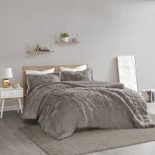See more ideas about comforter sets, twin comforter sets, twin comforter. Home Essence Apartment Leena Shaggy Faux Fur Comforter Set Twin Twin Xl Grey Walmart Com Walmart Com