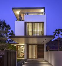 Modern house plan to narrow lot. Minimalist House Design 2 Storey House Design For Small Lot