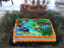 At a kroger bakery, a birthday cake can cost between $29.99 and $59.99, depending on the size of the cake. Yes It S Hard To Find A Bigfoot Cake At Your Local Bakery But Kroger Has A Campin Camping Birthday Cake Walmart Bakery Birthday Cakes Birthday Sheet Cakes