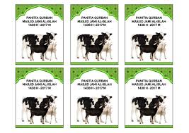 Misalnya jadi panitia idul qurban, panitia. Id Card Panitia Qurban