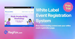 White Label Event Registration System | RegFox