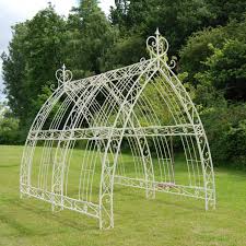 Browse our range of moss pole and garden stakes here. Cream Gothic Metal Garden Tunnel Garden Ornamnents