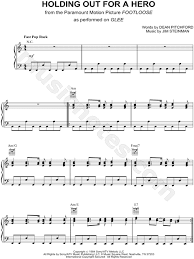 Bonnie Tyler Holding Out For A Hero Sheet Music In A Minor Transposable Download Print Sheet Music Bonnie Tyler Music