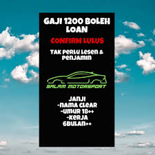 Maybe you would like to learn more about one of these? Wow Gaji Bersih 1200 Boleh Loan Shafiq Loan Kereta Facebook