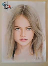Pin By Danielle Keever On Drawing Kids Realistic Drawings Pencil Portrait Portrait Girl