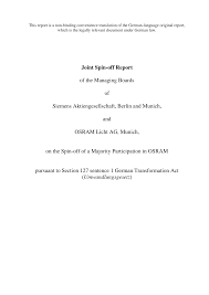 I synergy international sdn bhd. Https Assets New Siemens Com Siemens Assets Api Uuid 075759cb 657a 4a74 8994 4e9e056285dc Auslage Top 8 Spaltungsbericht Final En Pdf