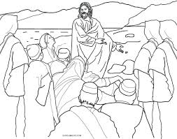 Jesus teaching at the temple. Printable Coloring Pages Jesus Novocom Top
