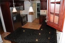 black galaxy granite kitchen