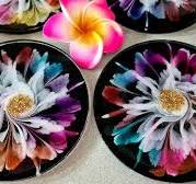 Pink and White 3D Flower Resin Tray and Coaster Set - YouTube