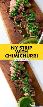 Steak Frites With Chimichurri Sauce Recipe Recipe In 2020 Ny Strip Steak Recipes Cooking The Perfect Steak Ny Strip Steak Recipes Pan Seared