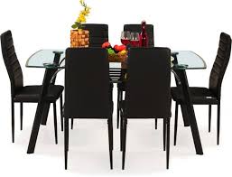 Chairs are made of manufactured hardwood and upholstered in velvet fabric. 6 Seater Round Dining Tables Sets Buy Dining Table Set 6 Seater Online In India Flipkart