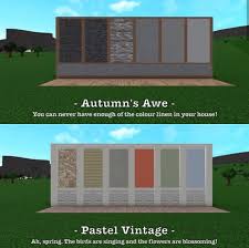 The size of a house plot is 30x30 (900 units), while the size of a house plot with the large plot. 20 Wondrous Good Wall Colors For Bloxburg Vrogue Co