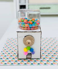 Sue wants to throw a fun party for her friends. Diy Cardboard Gumball Machine Hello Wonderful